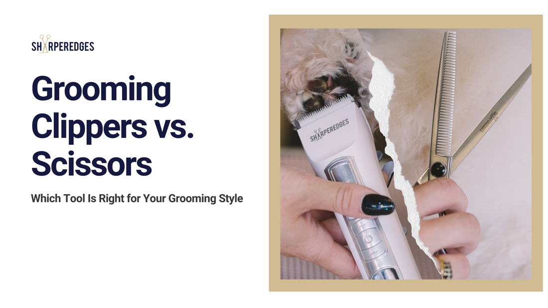 Grooming Clippers vs. Scissors:  Which Tool Is Right for Your Grooming Style
